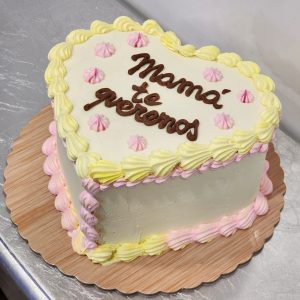 Tarta en forma de corazón