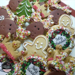 Surtido de galletas navideñas