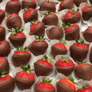 Fresas con chocolate, 12 unidades